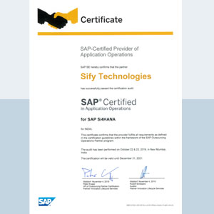 SAP Certified in Hosting Ops